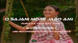 O Sajani More Jabo Ami || Purulia Lofi Song || (Slowed  reverb)