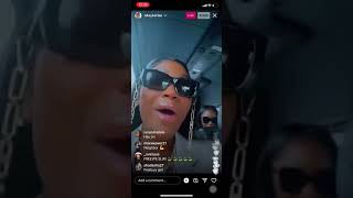 Okaykarlae Young Thug Girl Friend Supports Him On Instagram Live