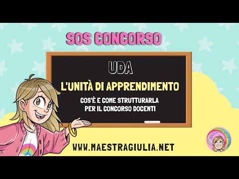 SOS CONCORSO DOCENTI - PROVA ORALE: cos'è una UDA e come strutturarla