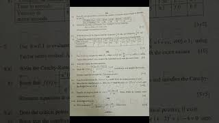 Numerical methods and complex variables #r22 #exam #shorts