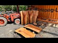 Live Edge Slabs From Huge Cherry Log