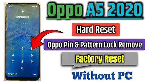 Oppo A5 2020 Hard Reset | Oppo a5 2020 Screen lock remove / Factory Reset Without PC