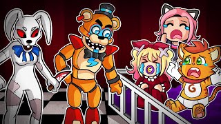 ¡FNAF SECURITY BREACH SON NUESTROS NIÑEROS! 😱 😭 | SRGATO, FLORCITA Y MOSITA ESCAPAN EN MINECRAFT