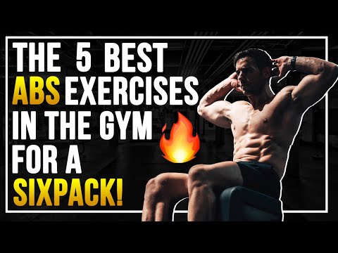 The 5 Best ABS exercises in the Gym for a SIXPACK! #CrockFit