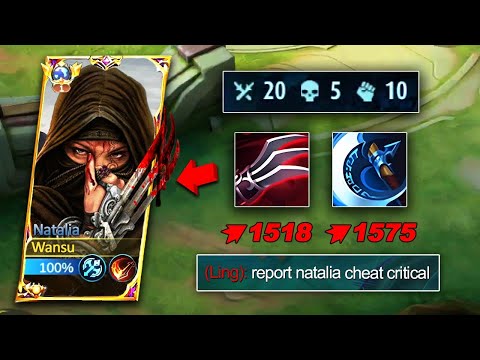 NATALIA CRITICAL BUILD!! META NATALIA WITH HAAS CLAW + BERSEKERS FURY (cheat 1 hit build)