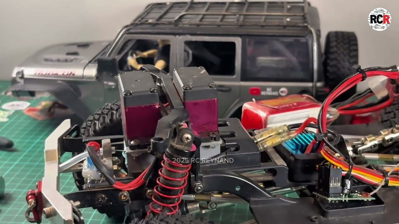 GANTI WINCH PTO SERVO MN128 PAKAI DSSERVO 25KG