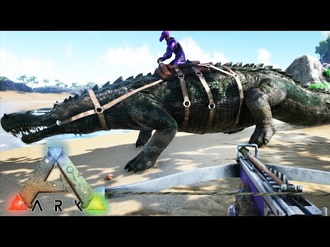 DEV İNANILMAZ TİMSAH EVCİLLEŞTİRME - Ark Survival Evolved Türkçe 27#