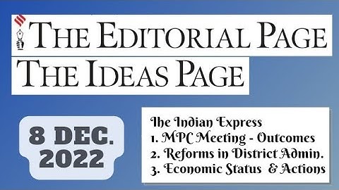 8th December 2022 | Gargi Classes The Indian Express Editorials & Idea Analysis | By R.K. Lata