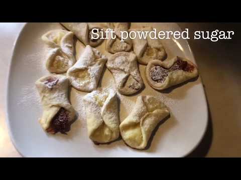 Kolaczki - Polish Christmas Cookies Recipe - Przepis na Polskie Świąteczne ciastka.