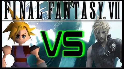 Final Fantasy VII Graphics Comparison - PS1 vs PS4 - Video Montage (HD)