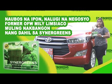 FORMER OFW LOST BUSINESS RISES AGAIN BECAUSE OF SYNERGREENS