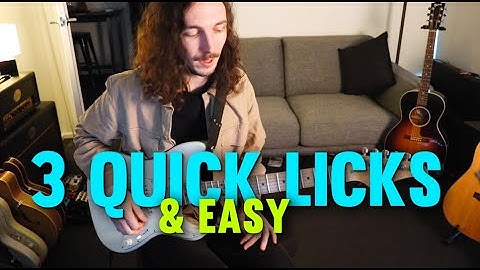 3 EASY tapping licks you should (probably) learn! Guitar Rock Solo Lesson