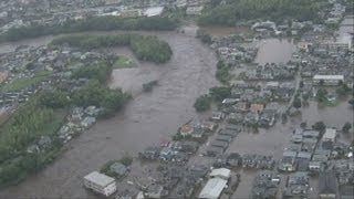 熊本と大分で豪雨 「経験ない」と気象庁