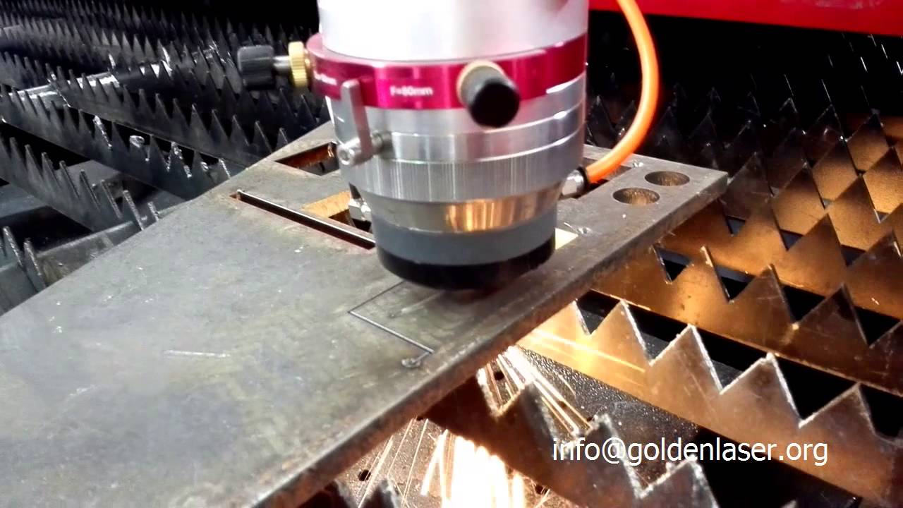 650W YAG Laser Cutting Machine for Mild Steel 10mm YouTube