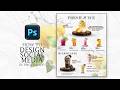 How to Design a PRO Juice Poster in Photoshop | Drink Product Manipulation Tutorial