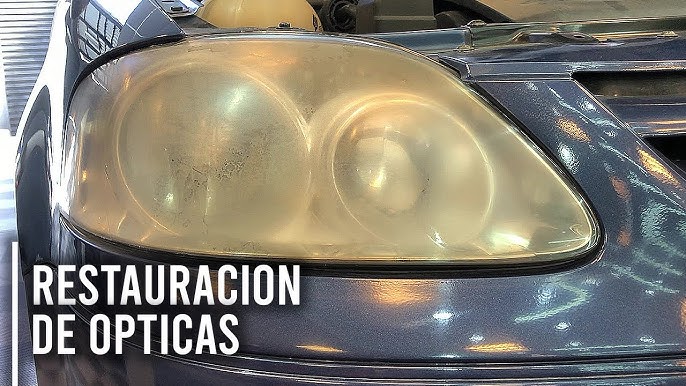 Kit laca especial faros y pilotos de coche + lija de faros