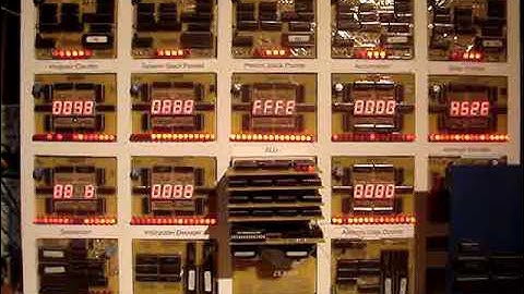 HomeBrew CPU: Calculating Fibonacci numbers on 