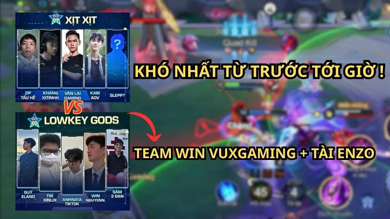 Đối Đầu Team Vừa Win VuxGaming + Tài Enzo | Cái Kết Không Ai Ngờ! - Giải đấu siêu sao toàn năng
