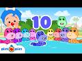 🦖10 Little Dinosaurs🦕 🔟 Counting Song | Kids Songs & Nursery Rhymes by Plim Plim - The Kindness Hero