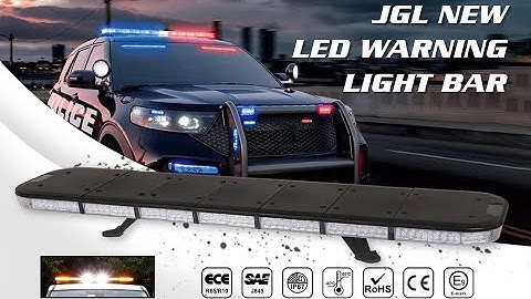 JGL LED Ambulance Warning Light Bar With ECE R10 R65 SAE J845 CA T13 approved