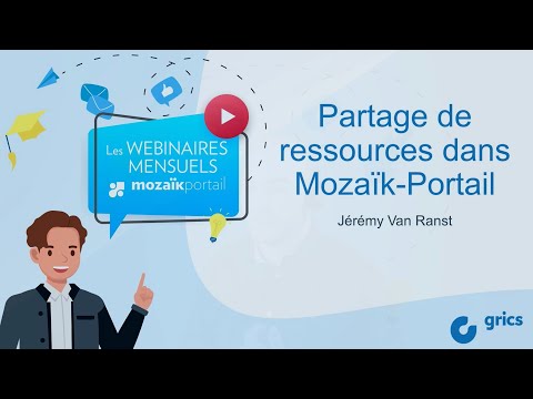 Partage de ressources dans Mozaïk Portail