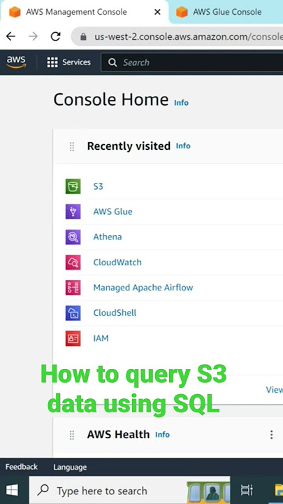 How to query S3 data using SQL from Athena? #aws #athena #sql