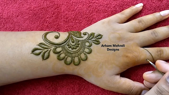 New Stylish Easy Mehndi Design for Hand | Navratri/Karwachauth Special Mehndi | Arham Mehndi Designs