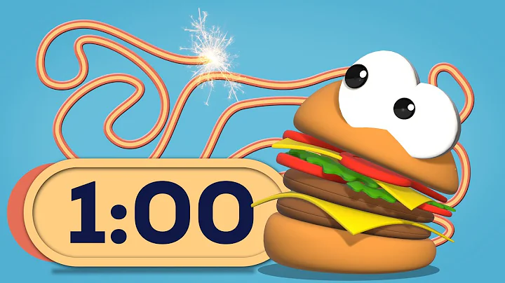 Countdown 1 Minute Burger Bomb Timer! 🍔 2024