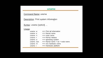 Unix/Linux Basics: 3 Working in Unix Environment (part 1/2)