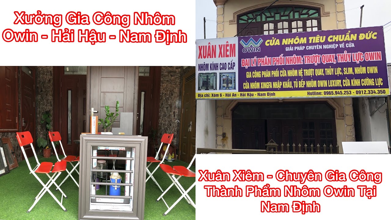 Xưởng Sản Xuất Cửa Nhôm Owin Uy Tín Tại Hải Hậu Nam Định || Cửa ...