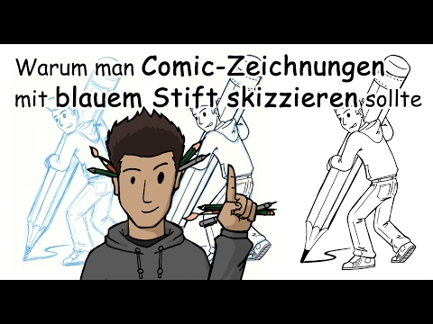 Video: Wie Man Comics Mit Einem Bleistift Zeichnet