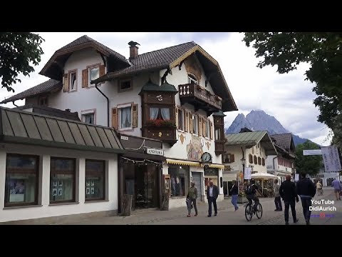 Fussgangerzone Garmisch Partenkirchen Innenstadt