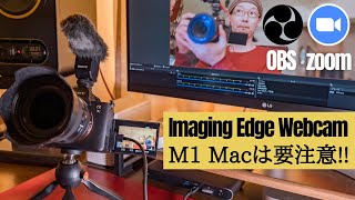 SONY α7SIIIをウェブカム化!! 「Imaging Edge Webcam (Mac版)でzoomとOBS使ってみた。【告知あり】