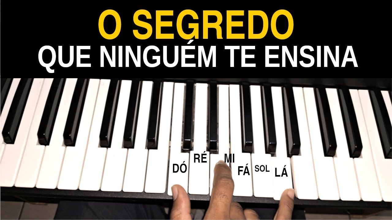 Esse É O SEGREDO mais fácil pra tocar TODAS AS MÚSICAS (Aula de Teclado)