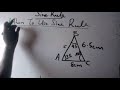 WHEN TO USE SINE RULE WITH WORKED EXAMPLES