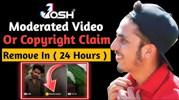 Josh App Moderated Video | How To Remove Moderated From Josh Video | Josh Video Se Moderated Hataye