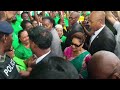 Prime Minister arrives for the reading of the National Budget