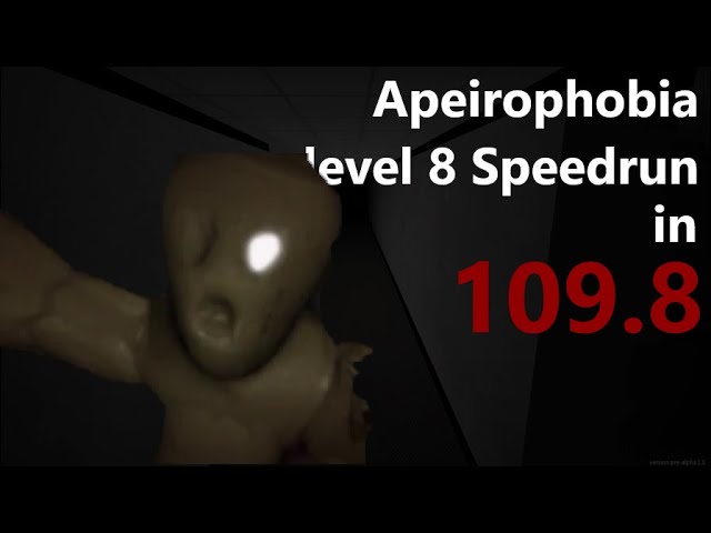 SPEED RUN LVL 8 APEIROPHOBIA (1:08) (ROBLOX) 