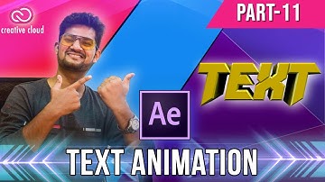 Adobe after fx tutorials part-11 Animating text tools 2020 HINDI  || Tutomator || Praveer das