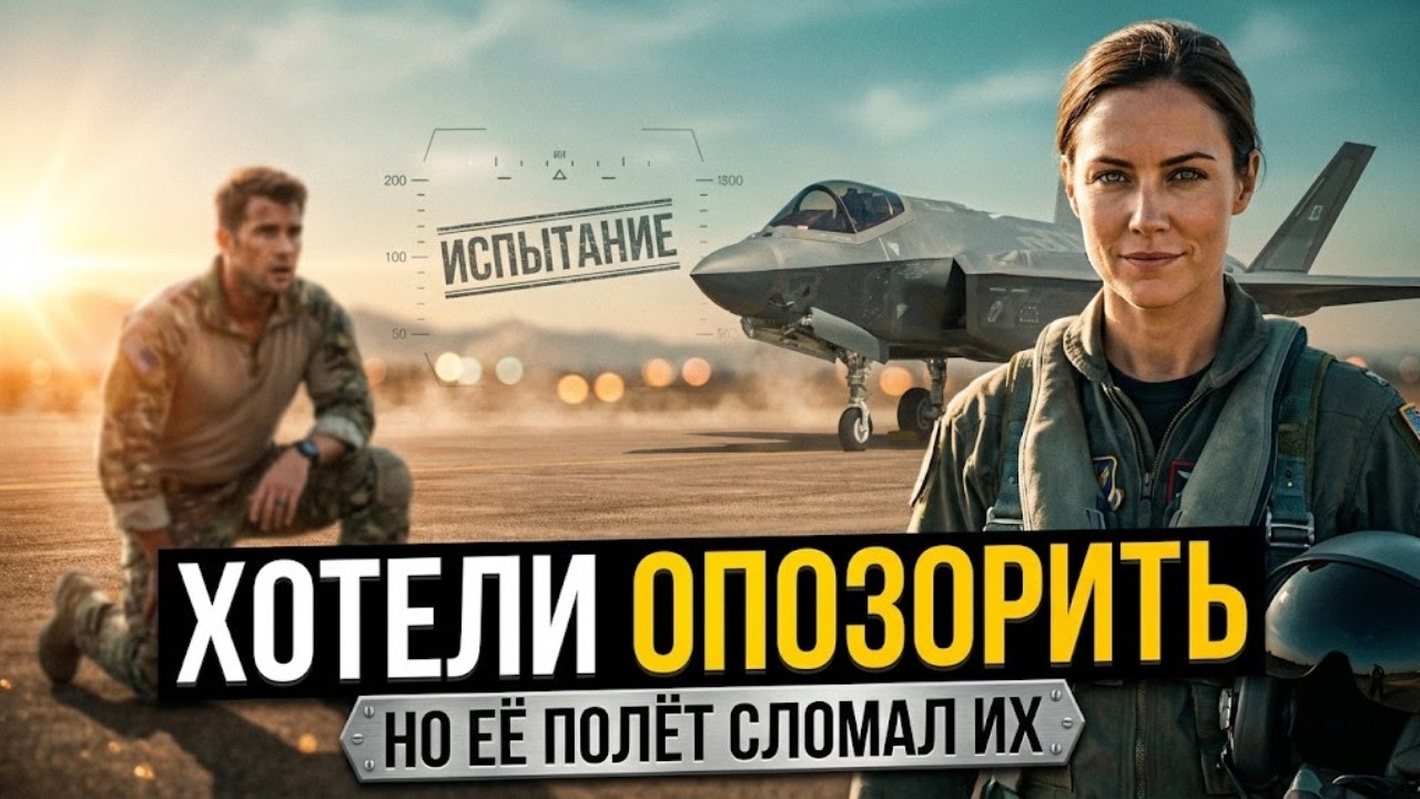 Они посадили ее в F-35, чтобы опозорить — ее полет заставил командира SEAL упасть на колени
