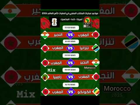 مباريات المنتخب المغربي في تصفيات كأس العالم 2026 بأمريكا    ابراهيم دياز