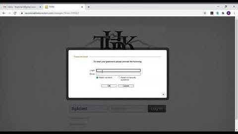 How To Reset A Forgotten Password for NetClient CS Portals