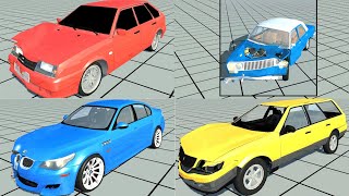 🔥MODS SOFT-BODY NOT SIMPLE CAR CRASH: BMW M5 E60, LADA 2109, VULCAR INGOT screenshot 3