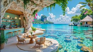 Ocean Waves & Bossa Nova Jazz 🌴 Tropical Café Music for Work, Study and Stress Relief screenshot 4