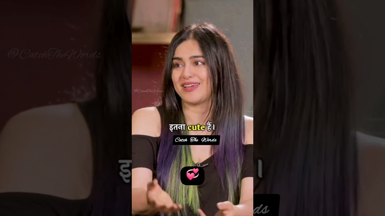 Adah Sharma advice for parents🤱💯 