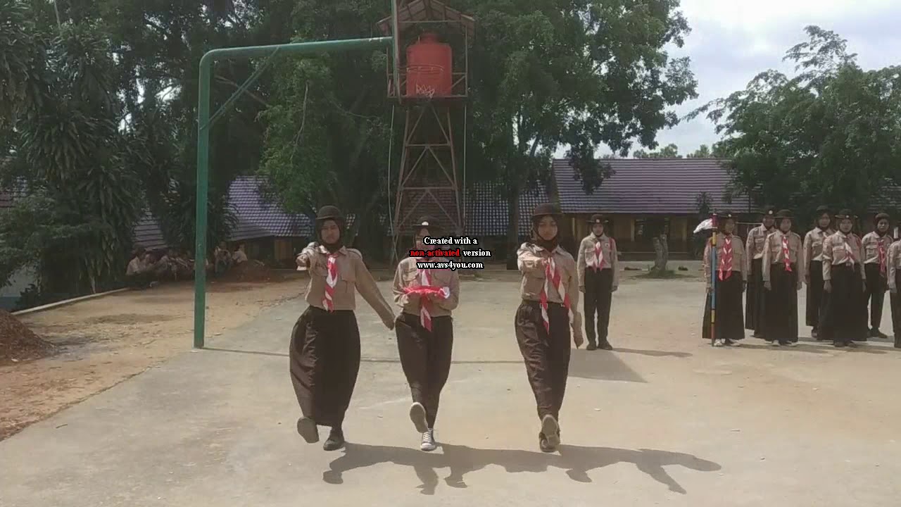 Upacara Pembukaan Latihan Pramuka Penggalang