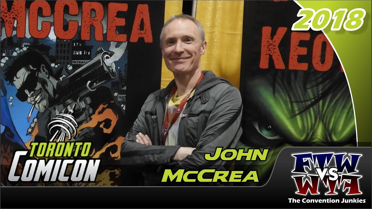 John McCrea (Comic Illustrator) Interview - Toronto ComiCon 2018