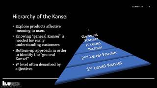 Introduction to Kansei Engineering part 2