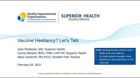 Vaccine Hesitancy? Let’s Talk