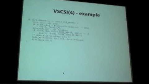 Claudio Jeker: vscsi(4) and iscsid -- iSCSI initiator the OpenBSD way